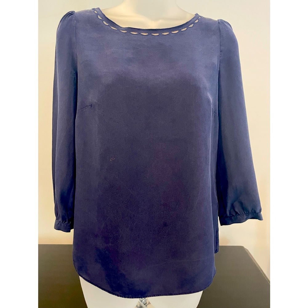 J. Crew Blouse Elbow Length Sleeve